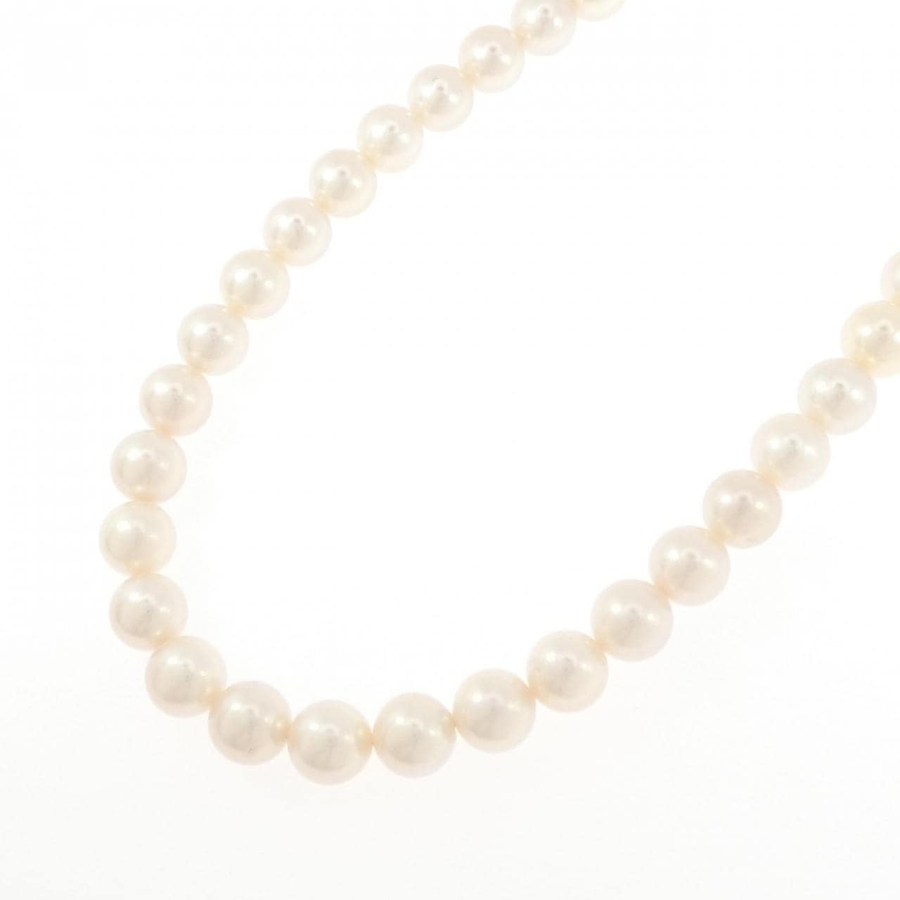 シルバークラスプ アコヤパール ネックレス 9-9.5mm