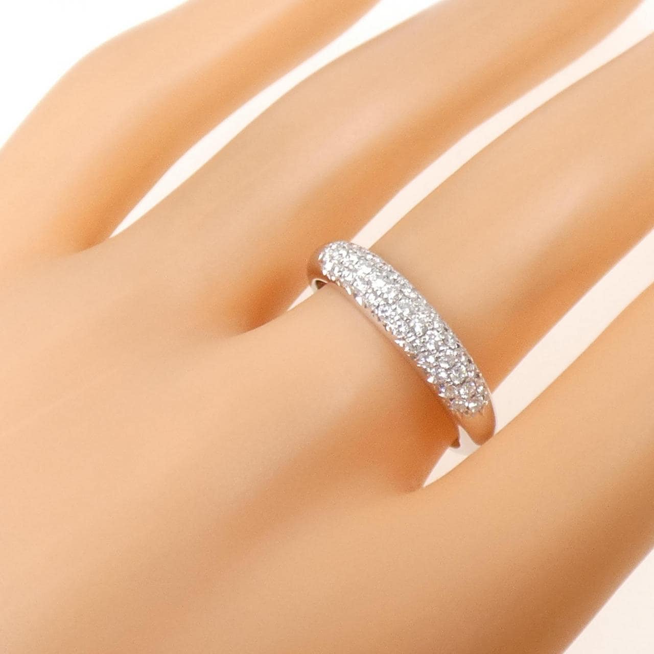 PT900 パヴェ ダイヤモンド リング 0.40CT