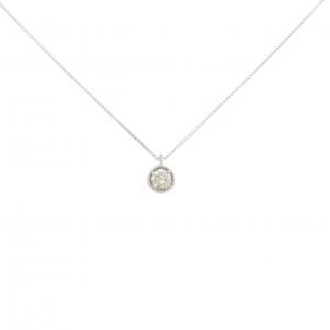 K18WG ダイヤモンド ネックレス 0.20CT