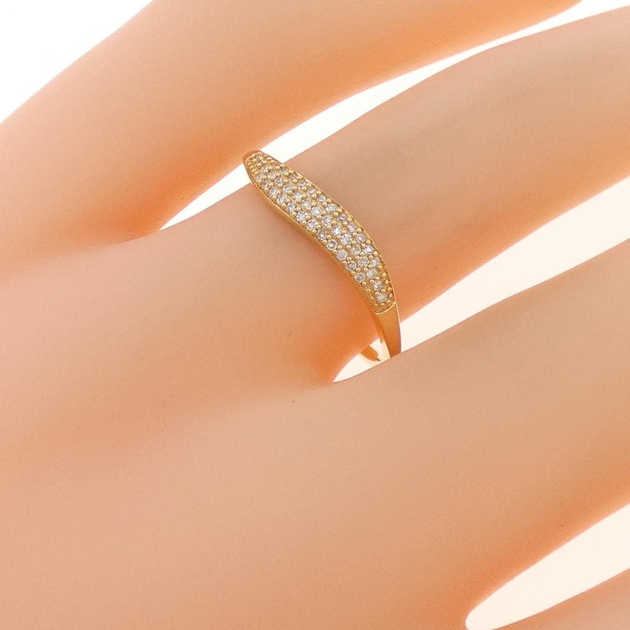 アガット ダイヤモンド リング 0.07CT