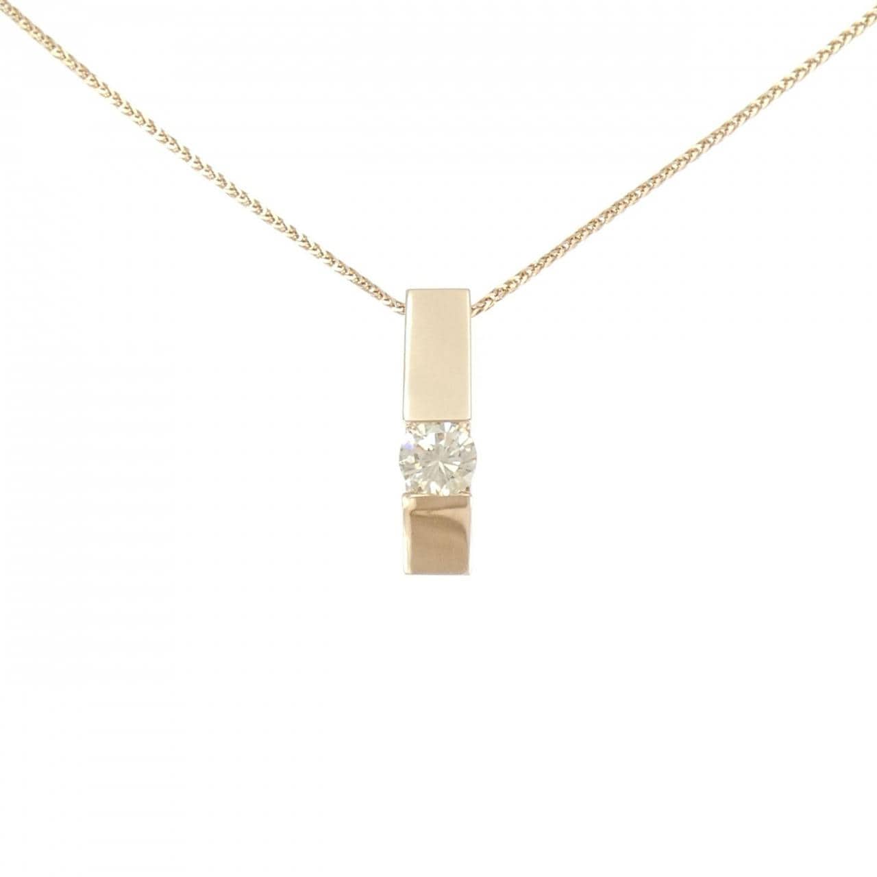 K18PG ダイヤモンド ネックレス 0.56CT
