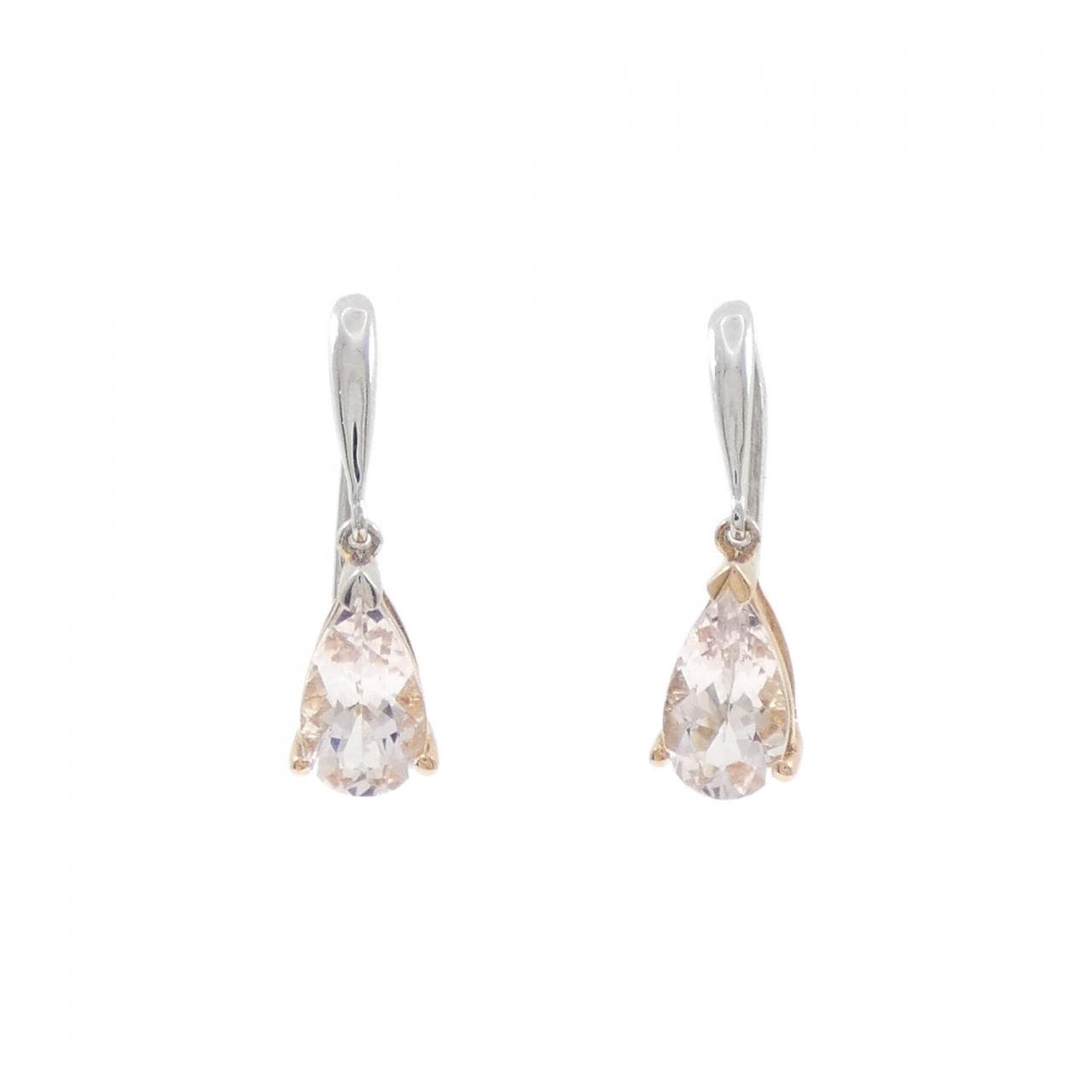K18PG/K18WG金刚石耳钉1.30CT