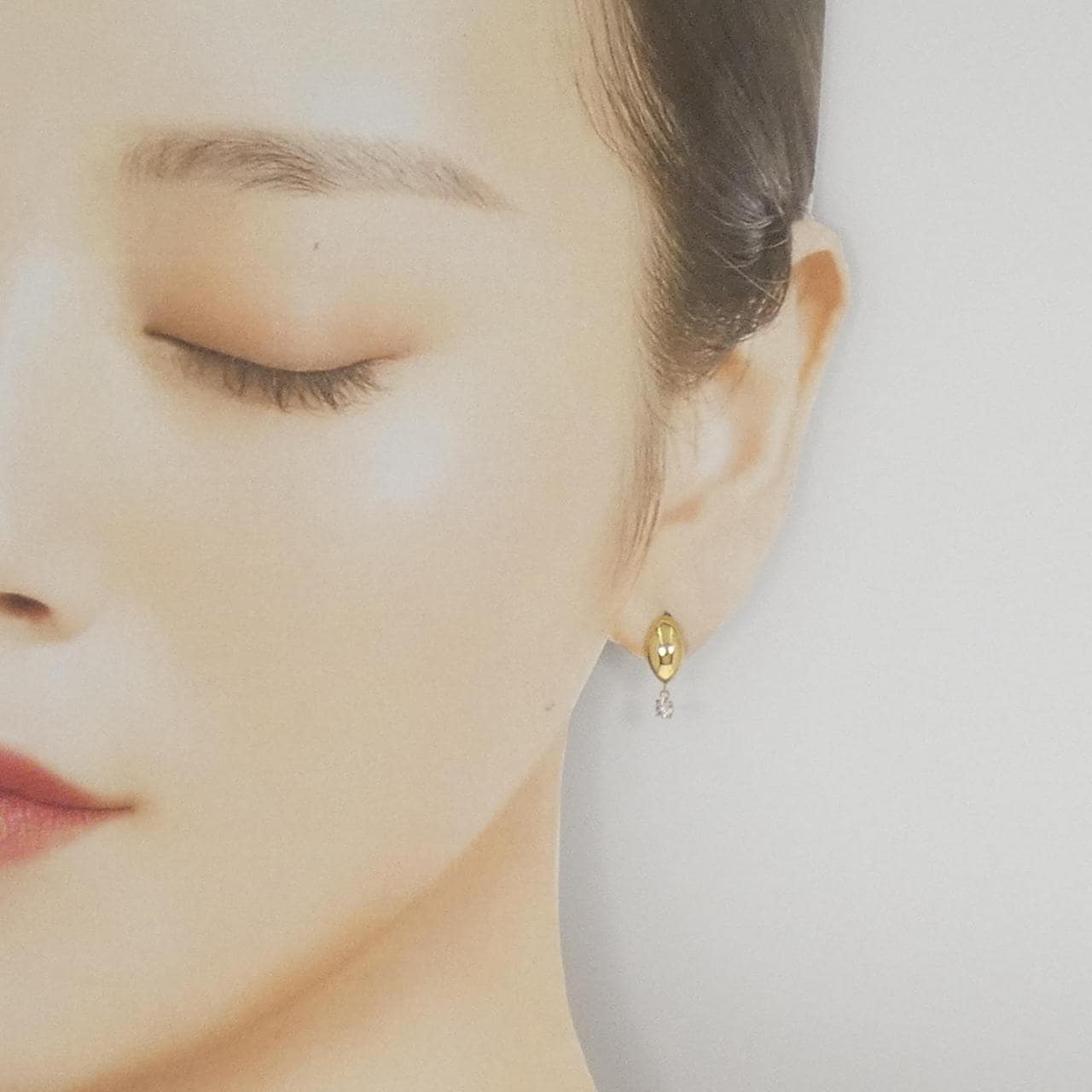 K18YG ダイヤモンド ピアス 0.20CT