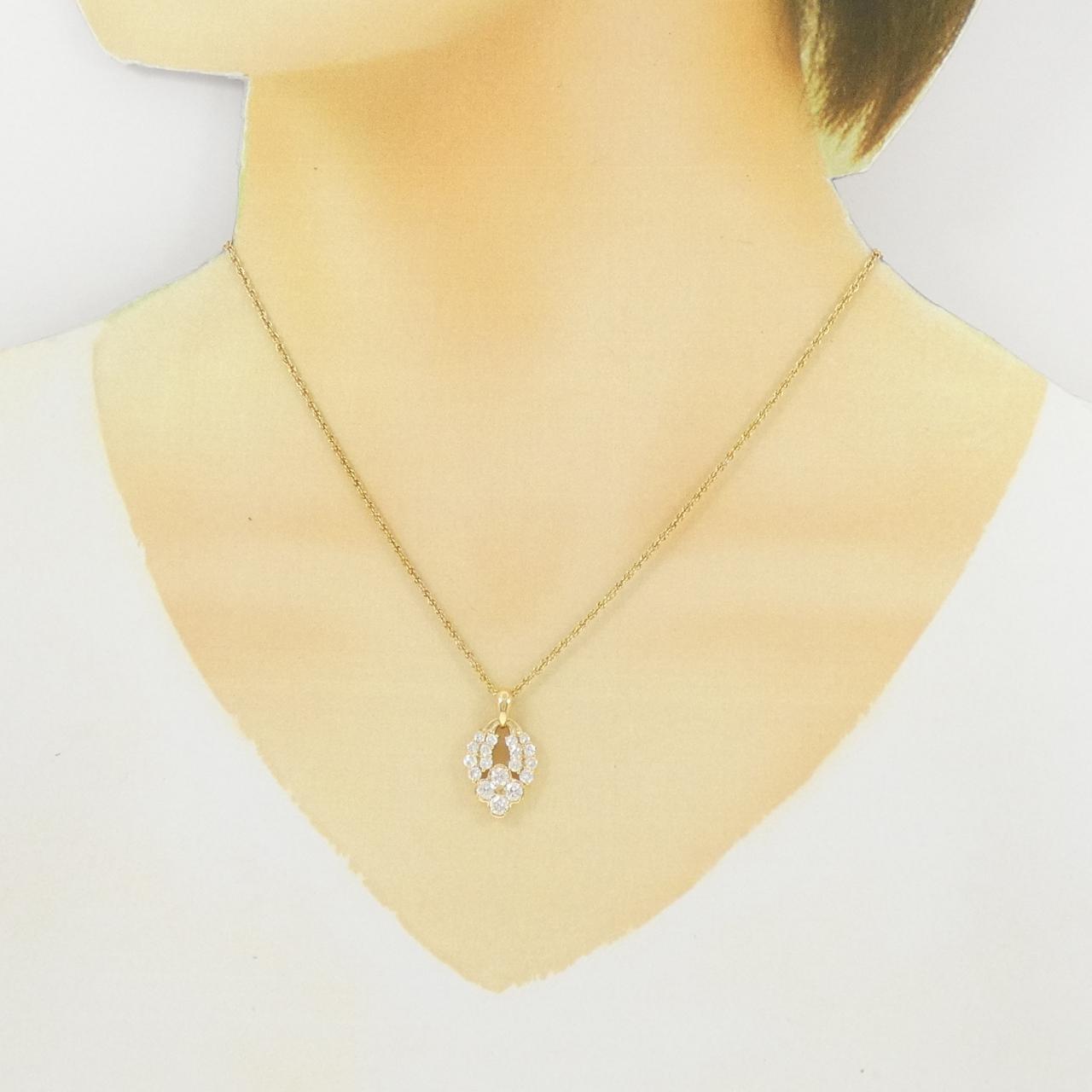 K18YG ダイヤモンド ネックレス 1.01CT