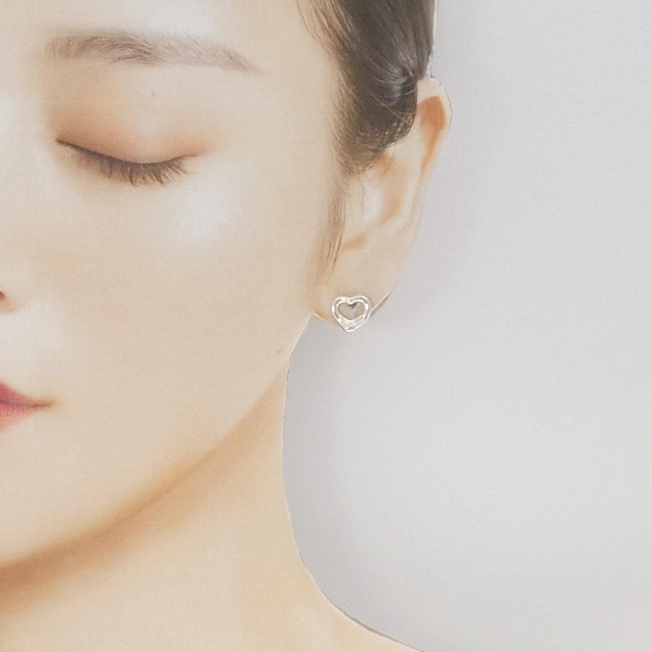 ティファニー オープンハート ピアス
