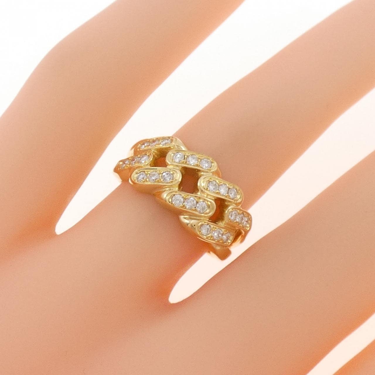 K18YG ダイヤモンド リング 0.30CT