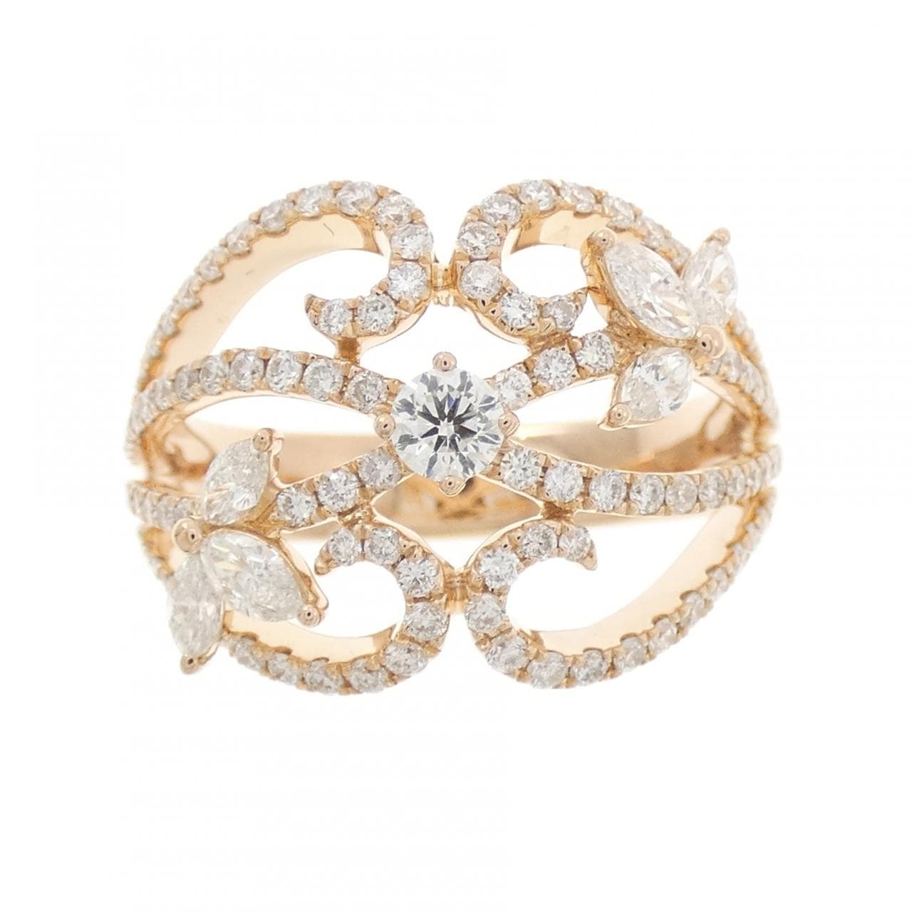 750PG ダイヤモンド リング 1.22CT
