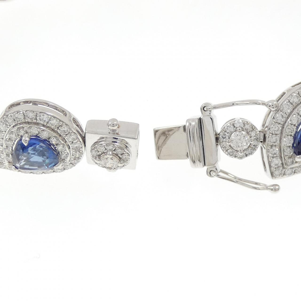 K18WG サファイヤ ブレスレット 8.07CT