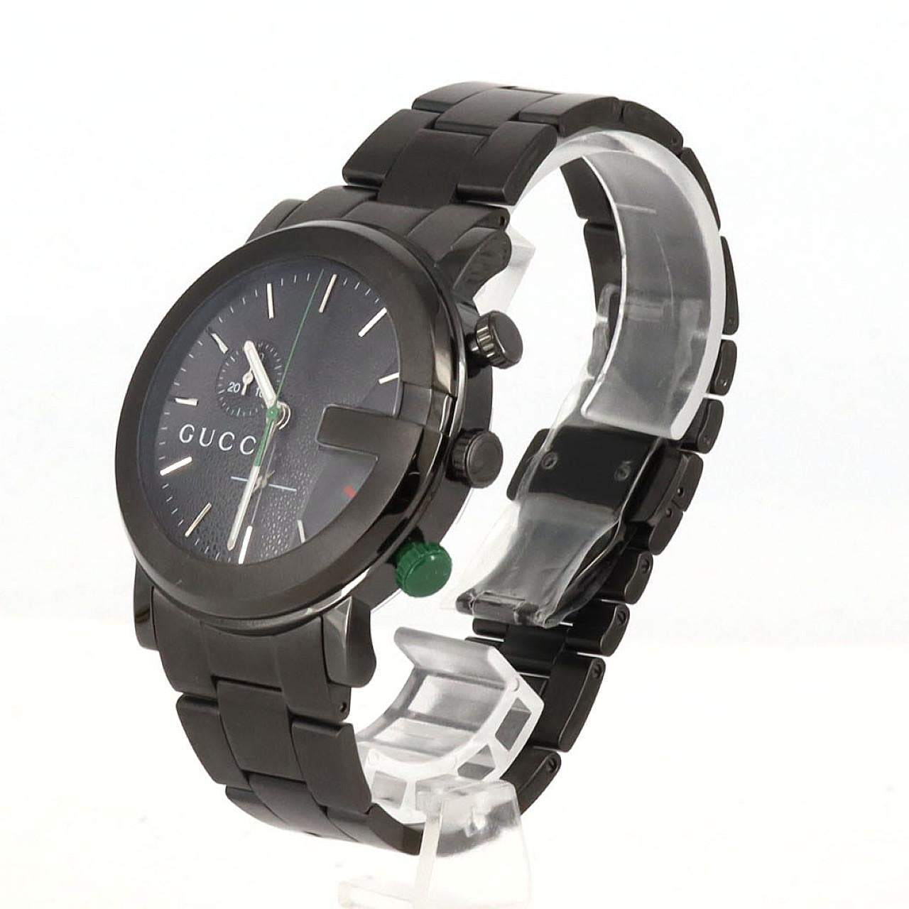 【新品】グッチ Gクロノ PVD 101MCHRONO/YA101331 SS クォーツ