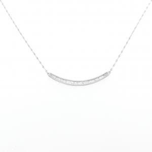K18WG ダイヤモンド ネックレス 0.25CT