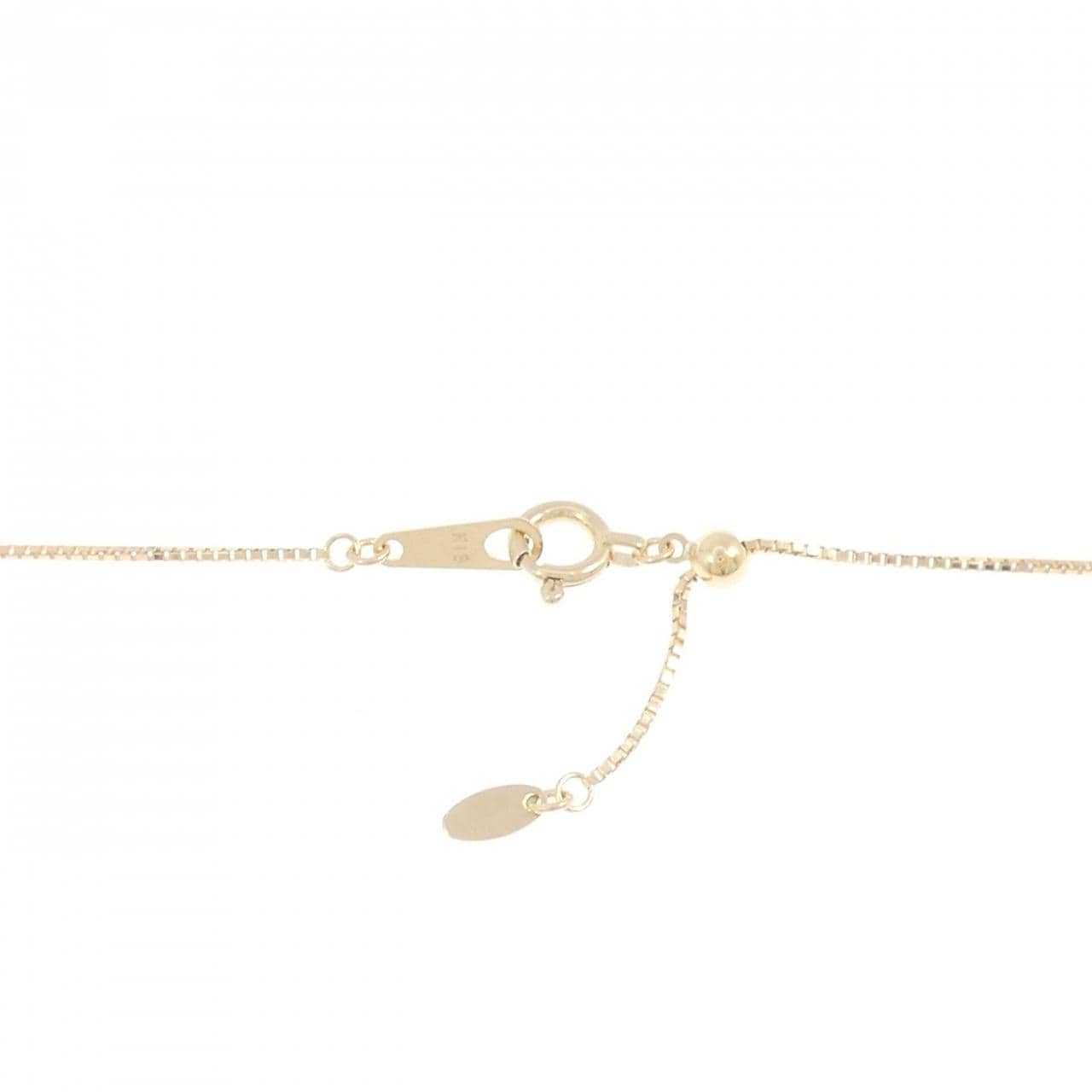 K18YG/K18PG ダイヤモンド ネックレス 0.20CT