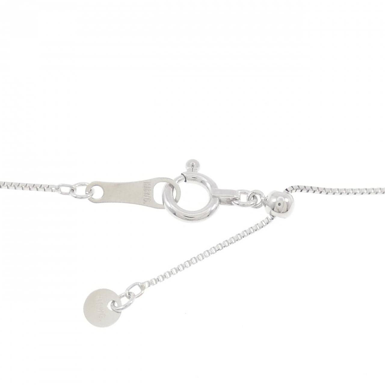 K18WG ダイヤモンド ネックレス 0.50CT