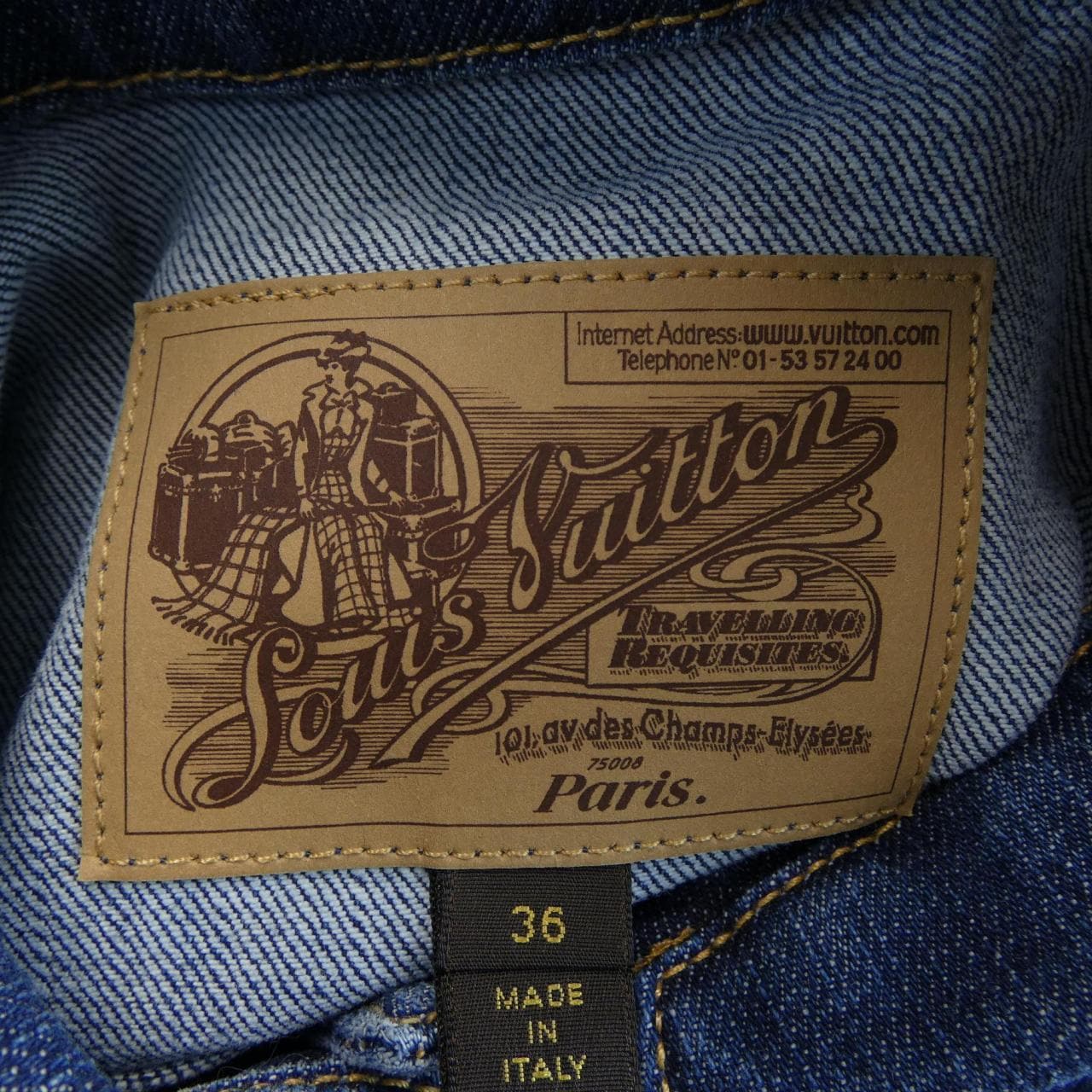 ルイヴィトン LOUIS VUITTON WKJA10CKJ デニムジャケット