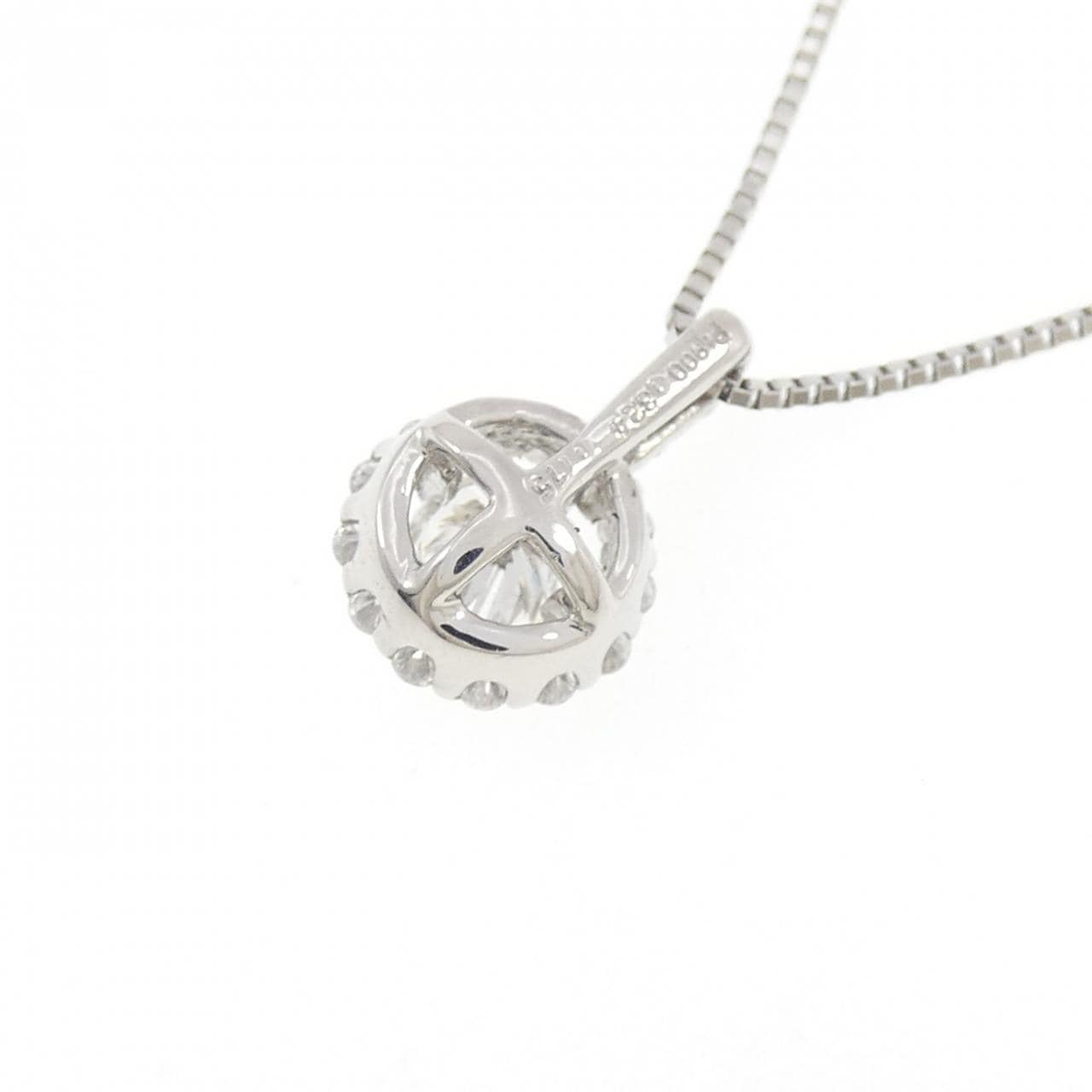 PT900/PT850 ダイヤモンド ネックレス 0.324CT F SI2 VG