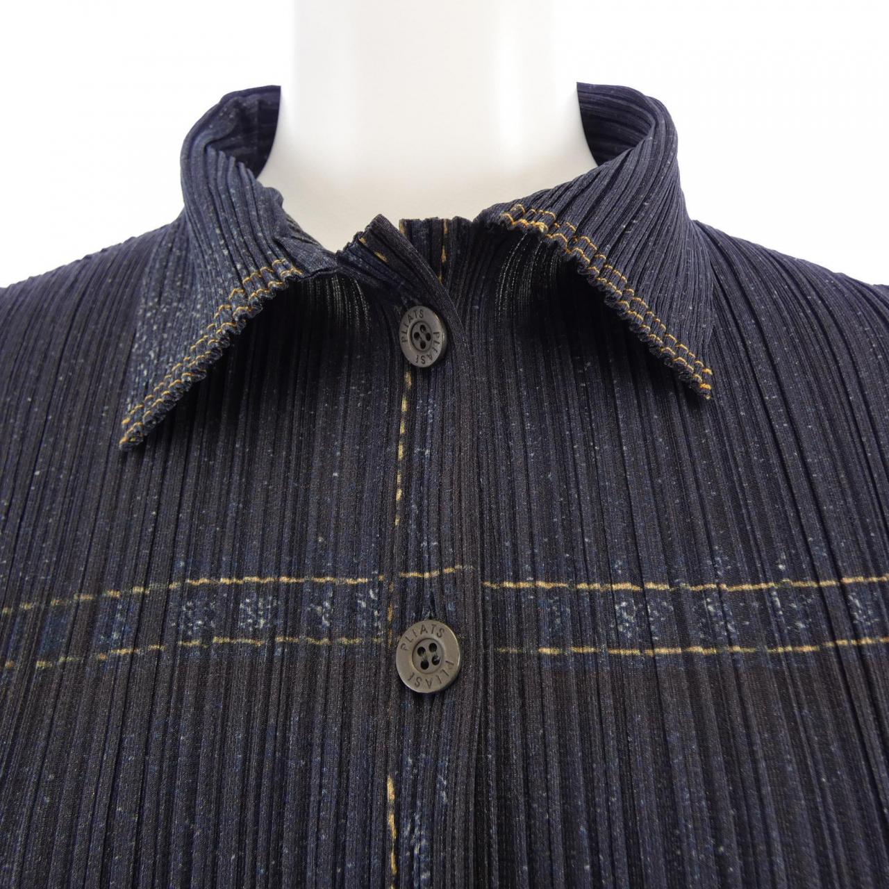 【ヴィンテージ】プリーツプリーズ PLEATS PLEASE 2002デニム転写プリント PP23-JD921 7557092 ジャケット