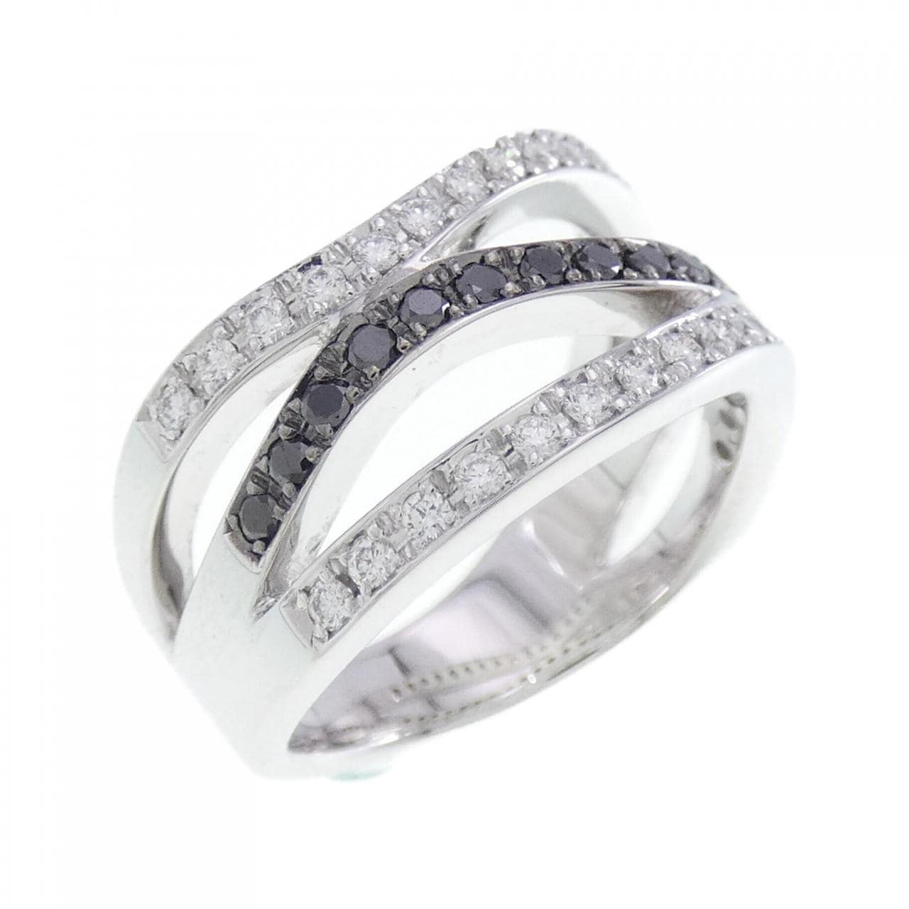 K18WG/K18BG Diamond ring 0.44CT