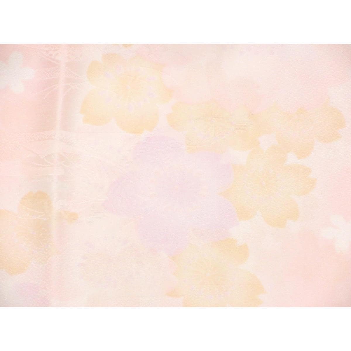 長襦袢　振袖　友禅加工ボカシ染