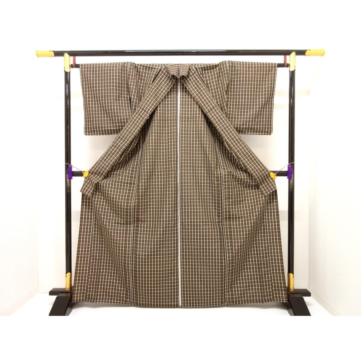 【未使用品】単衣　紬織