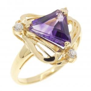 K18YG アメジスト リング 1.82CT