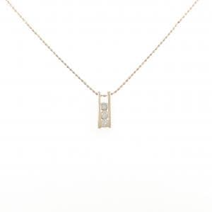 K14PG ダイヤモンド ネックレス 0.20CT
