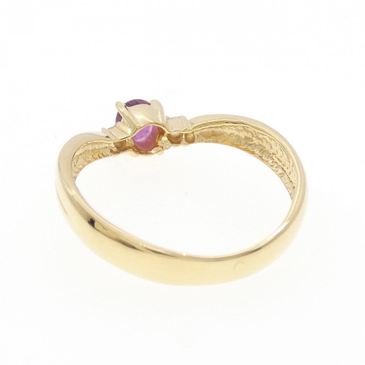 K18YG ルビー リング