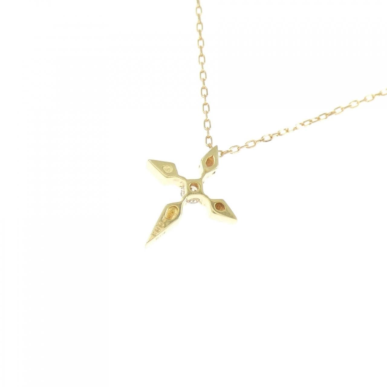 K18YG ダイヤモンド ネックレス 0.03CT