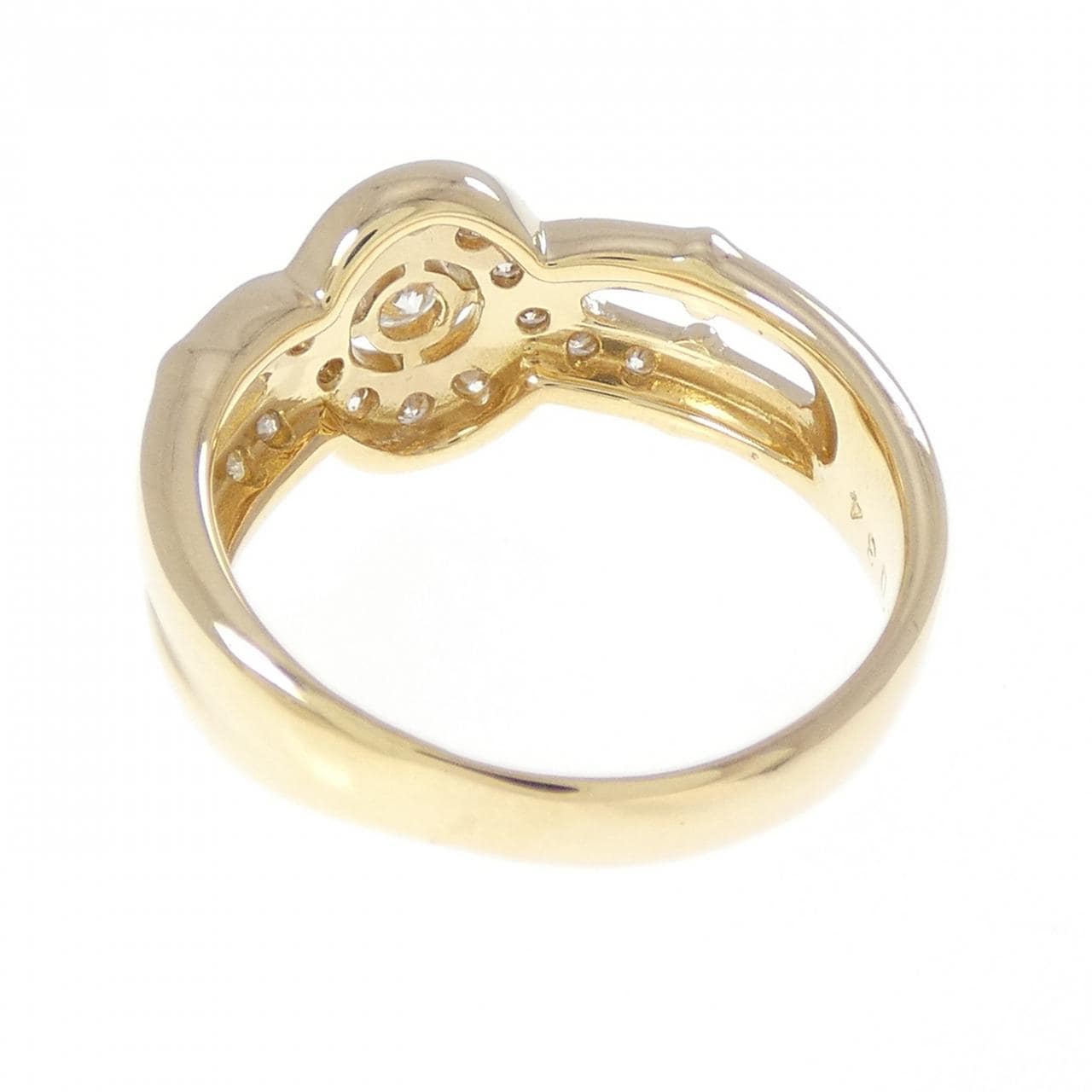 K18YG ダイヤモンド リング 0.34CT