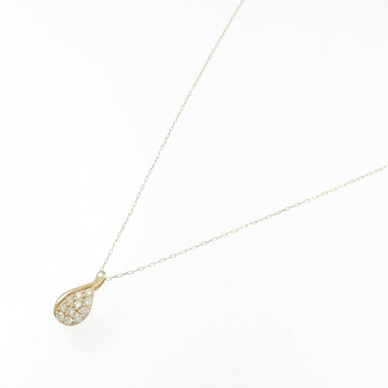 【新品】K18YG ダイヤモンド ネックレス 0.13CT