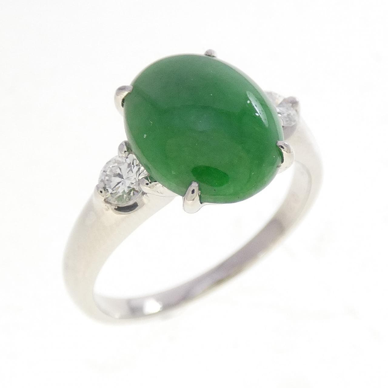 PT900 ヒスイ リング 2.75CT
