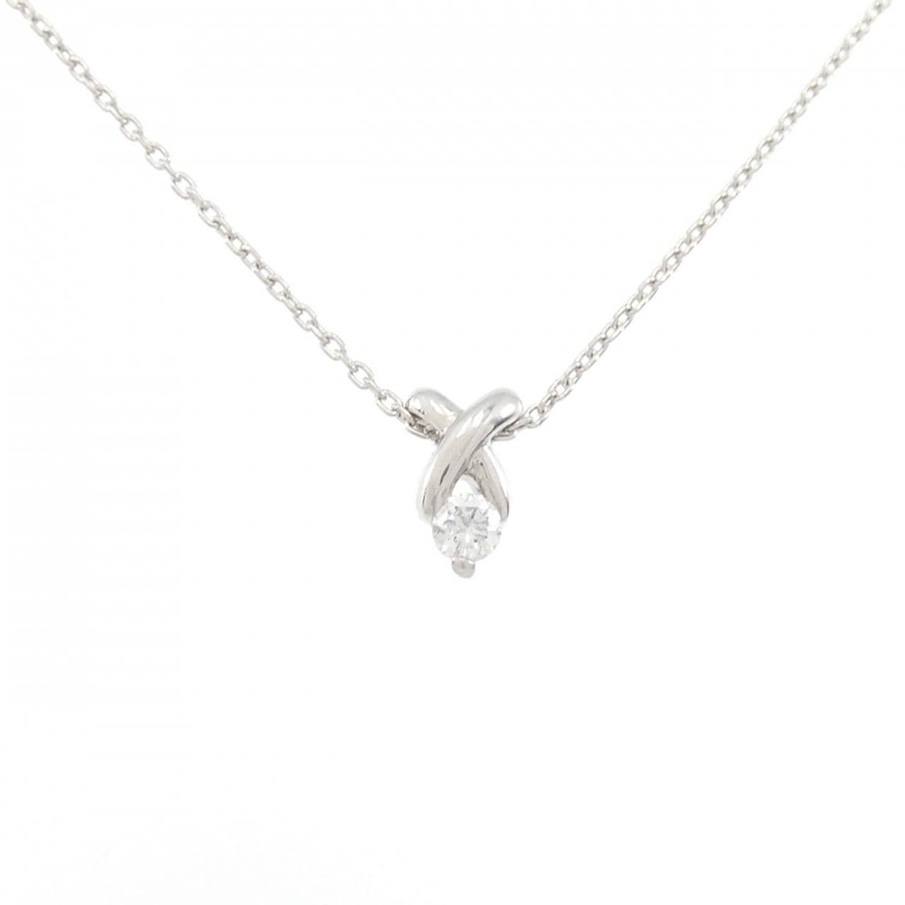 PT900/PT850 ダイヤモンド ネックレス 0.08CT