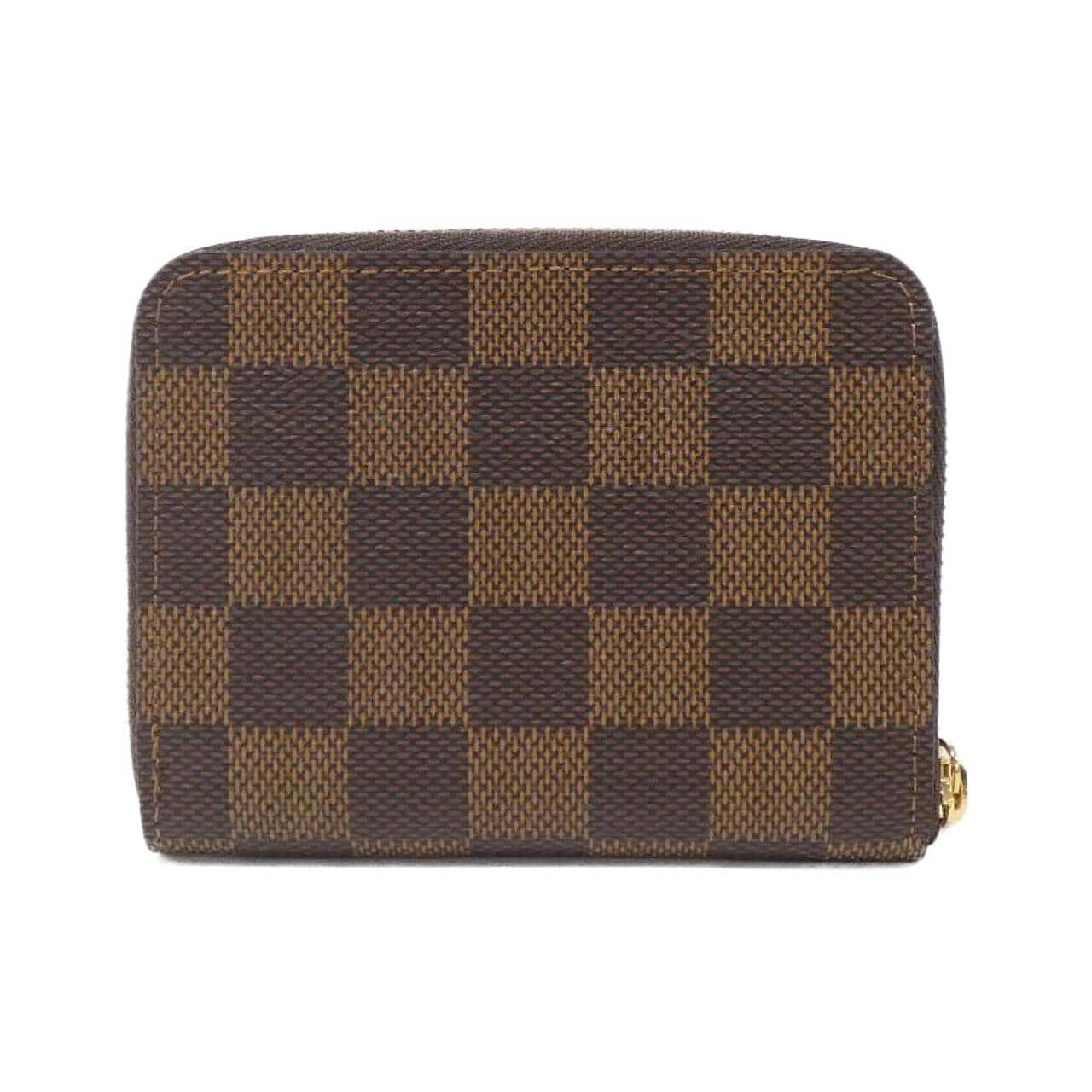 LOUIS VUITTON Damier Zippy Coin Purse N63070 INCASE