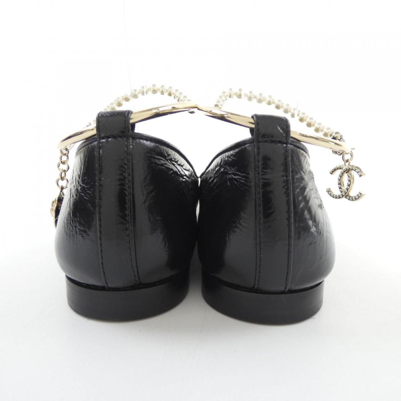 シャネル CHANEL バレリーナ G38986X56858 フラットシューズ