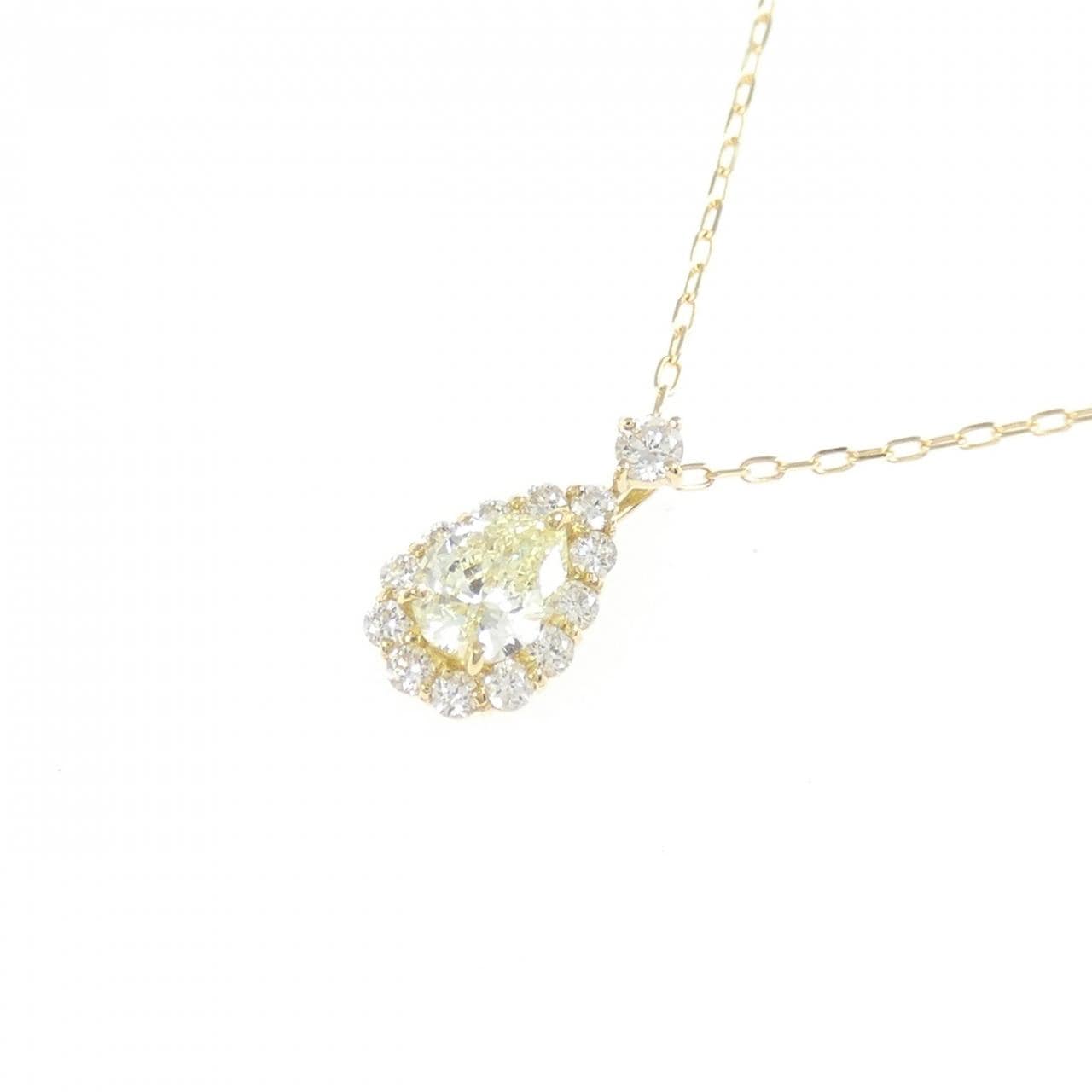 【新品】K18YG ダイヤモンド ネックレス 0.16CT