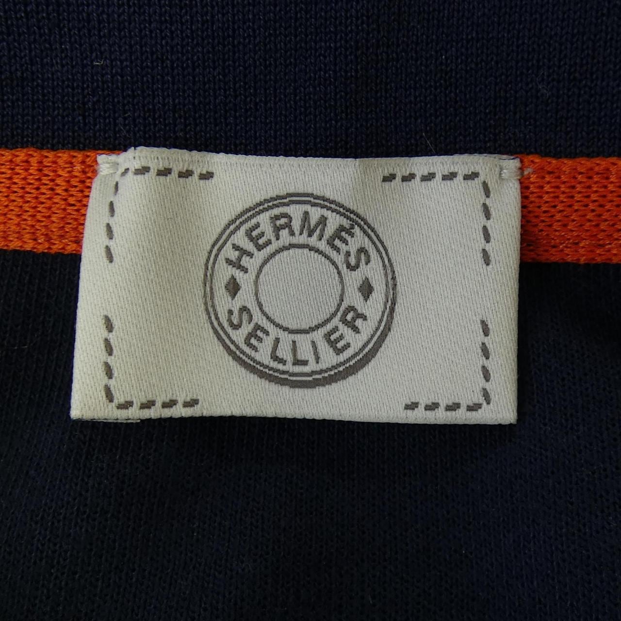 エルメス HERMES クルードセル メンズ H800271E ドゥブル･ジュー ポロシャツ