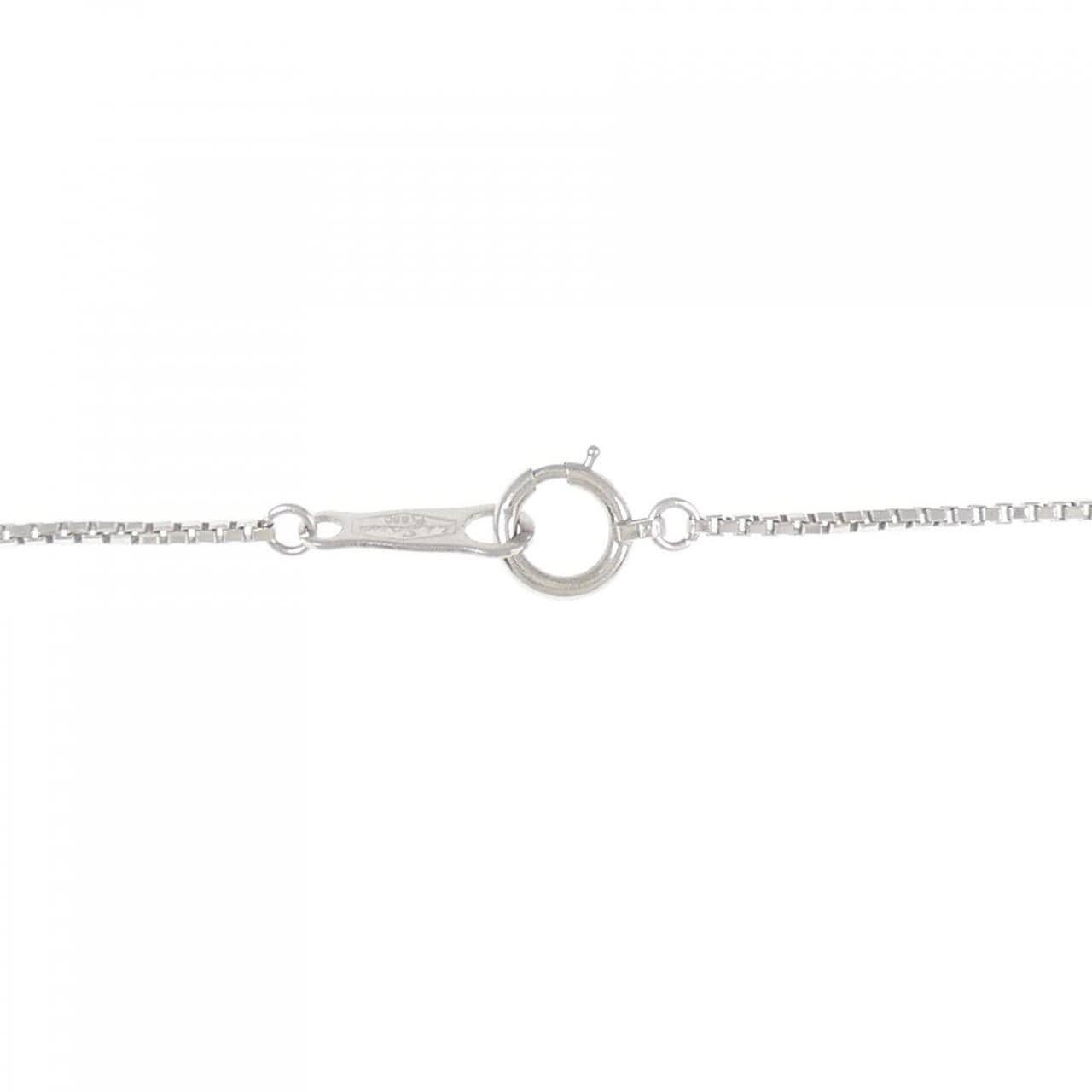 PT900/PT850 ルビー ネックレス 0.41CT