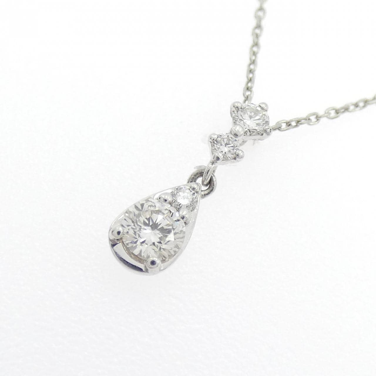 PT900/PT850 ダイヤモンド ネックレス 0.18CT