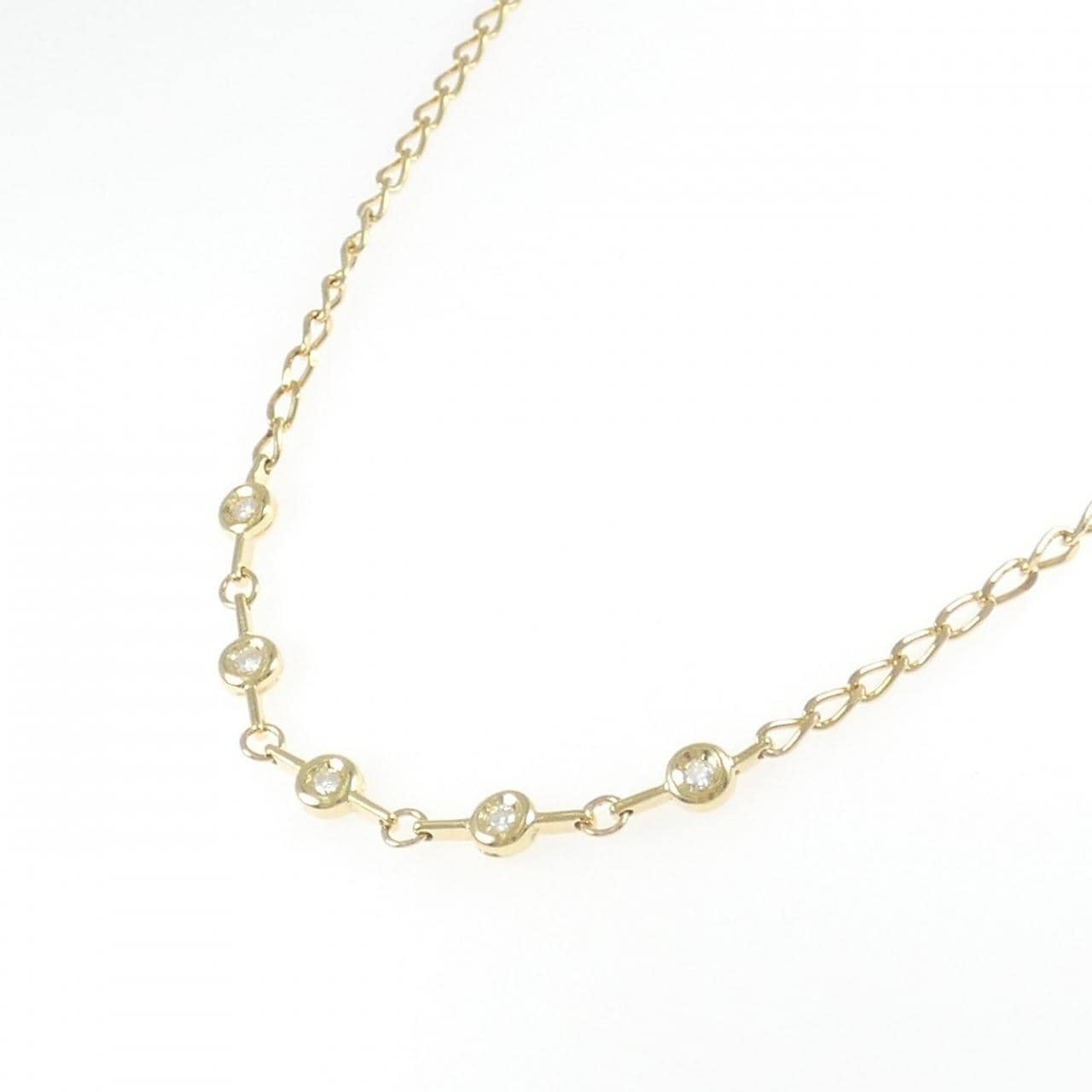 K18YG ダイヤモンド ネックレス 0.25CT