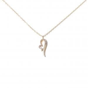 K18PG ハート ネックレス