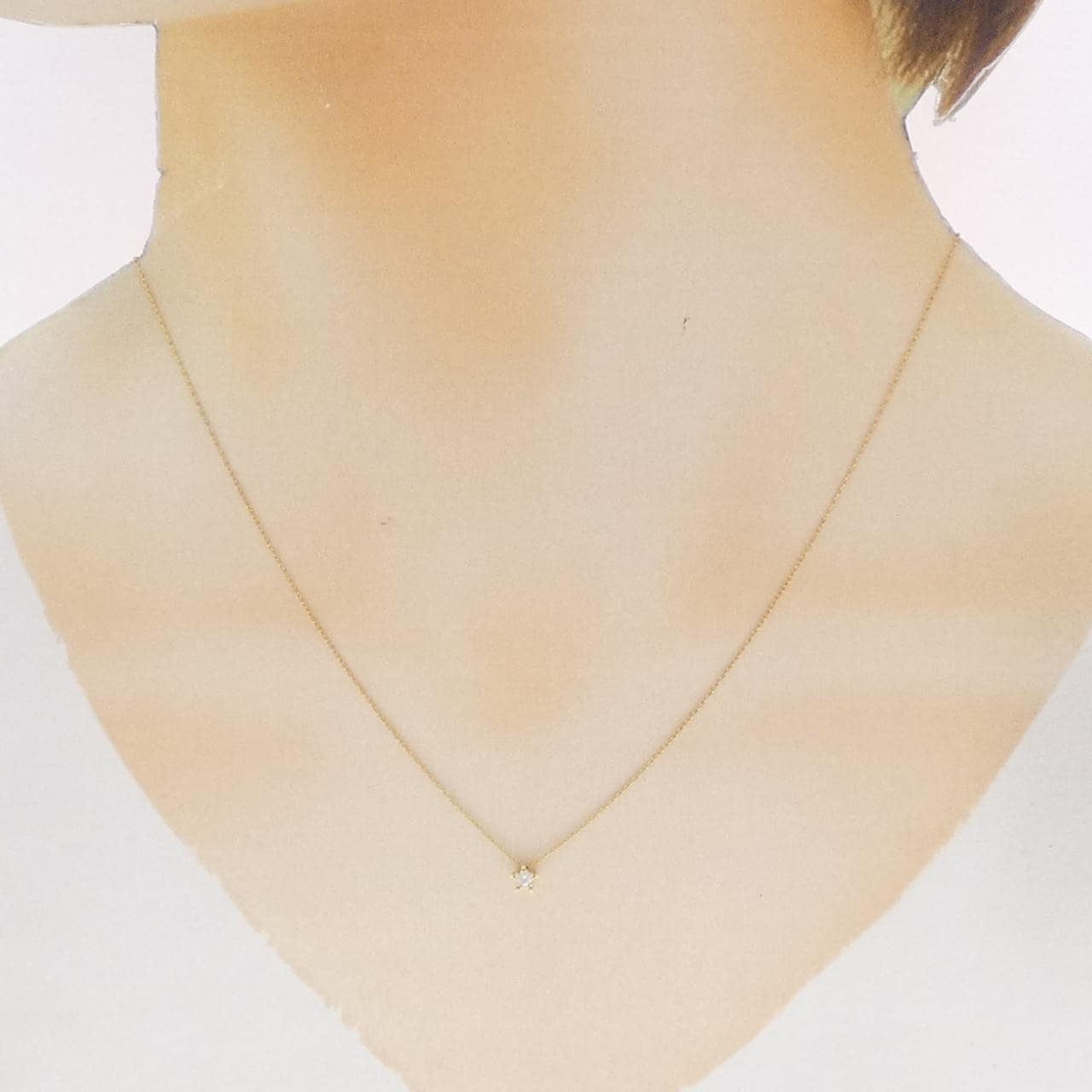 スタージュエリー ダイヤモンド ネックレス 0.04CT
