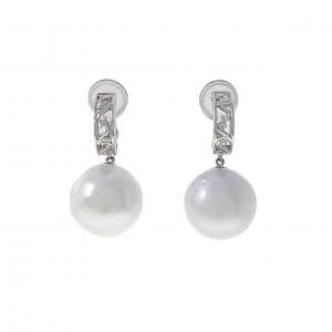 PT900/K14WG 白蝶パール ピアス 15mm