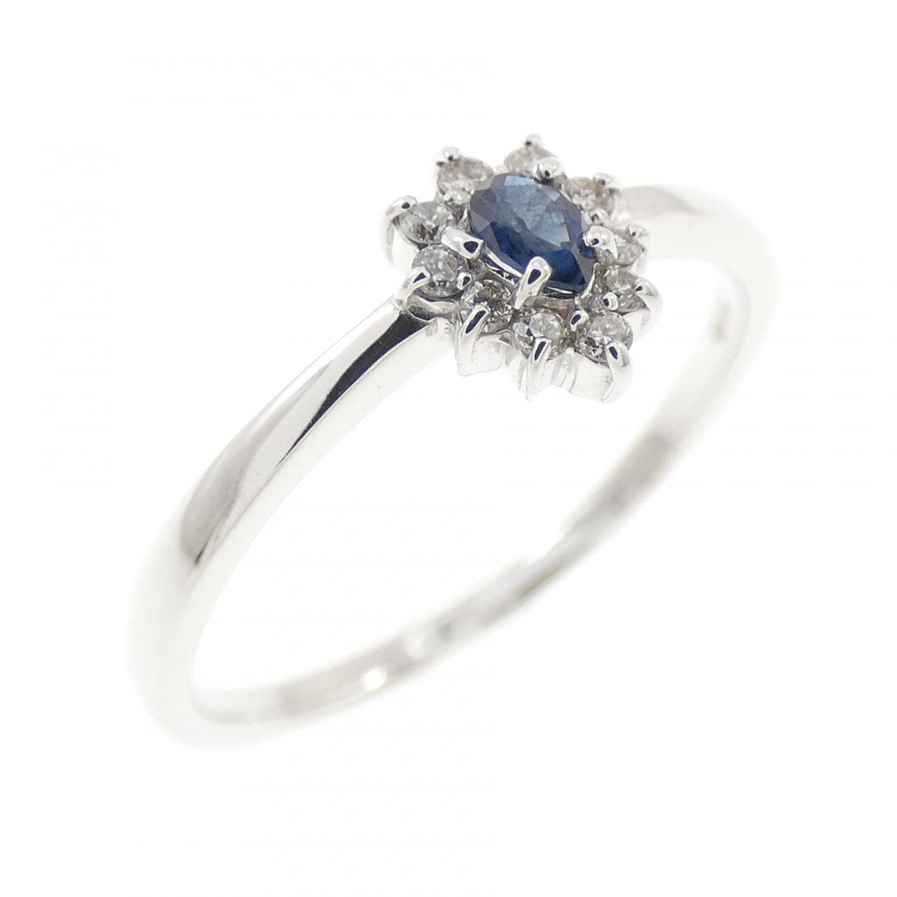 K18WG サファイヤ リング