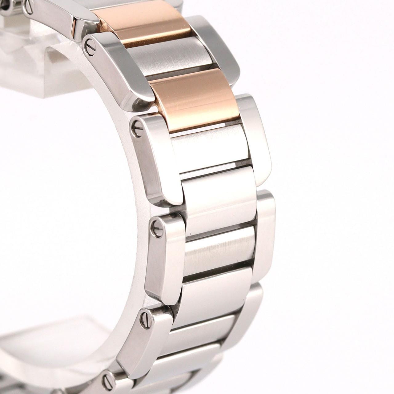 カルティエ タンクアングレーズSM PGコンビ W5310036 SSxPG クォーツ