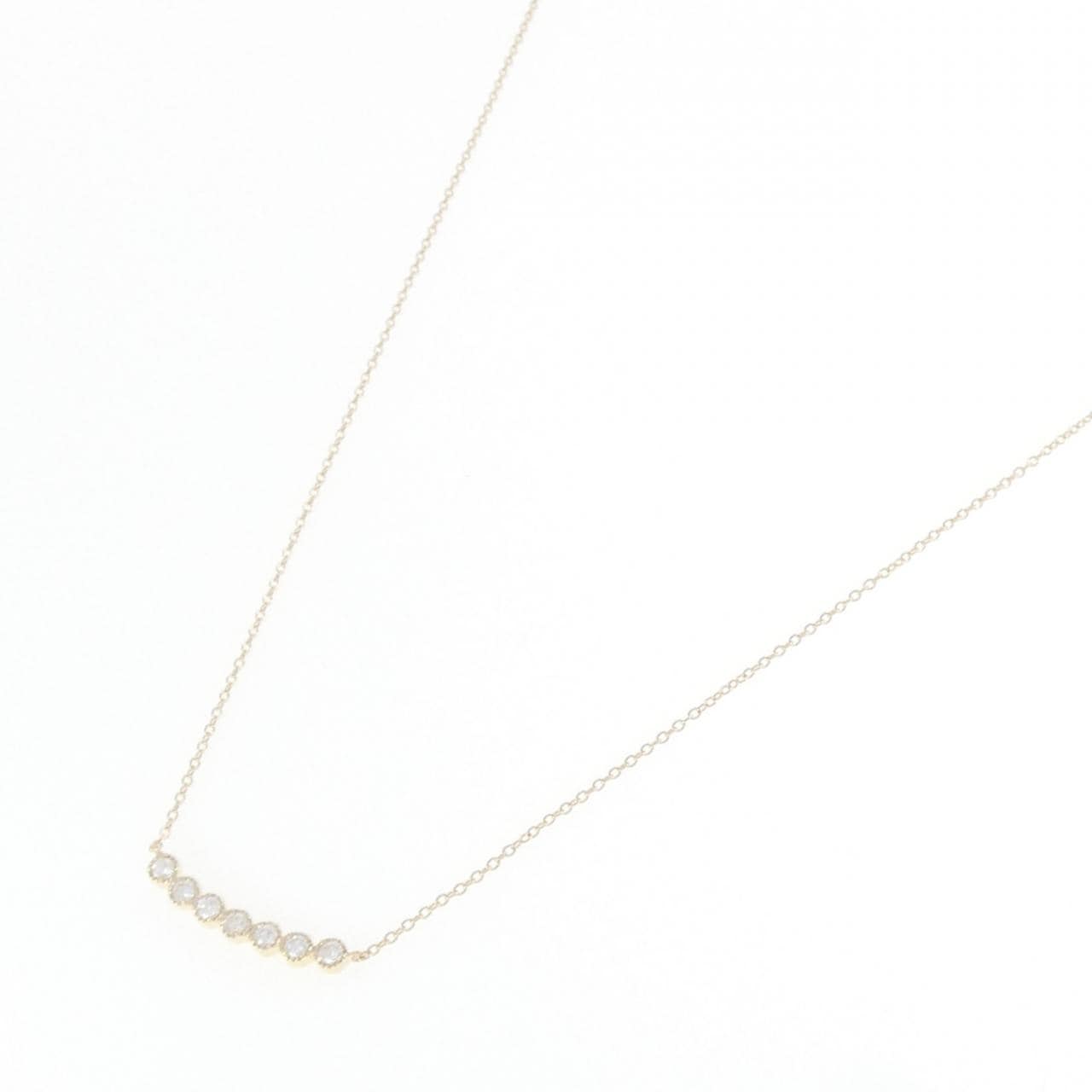 【リメイク】K10YG ダイヤモンド ネックレス 0.20CT