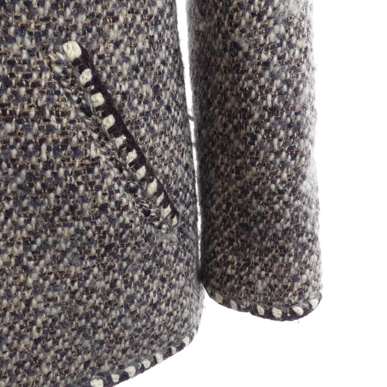 【ヴィンテージ】シャネル CHANEL P18345V10547 01A ノーカラージャケット