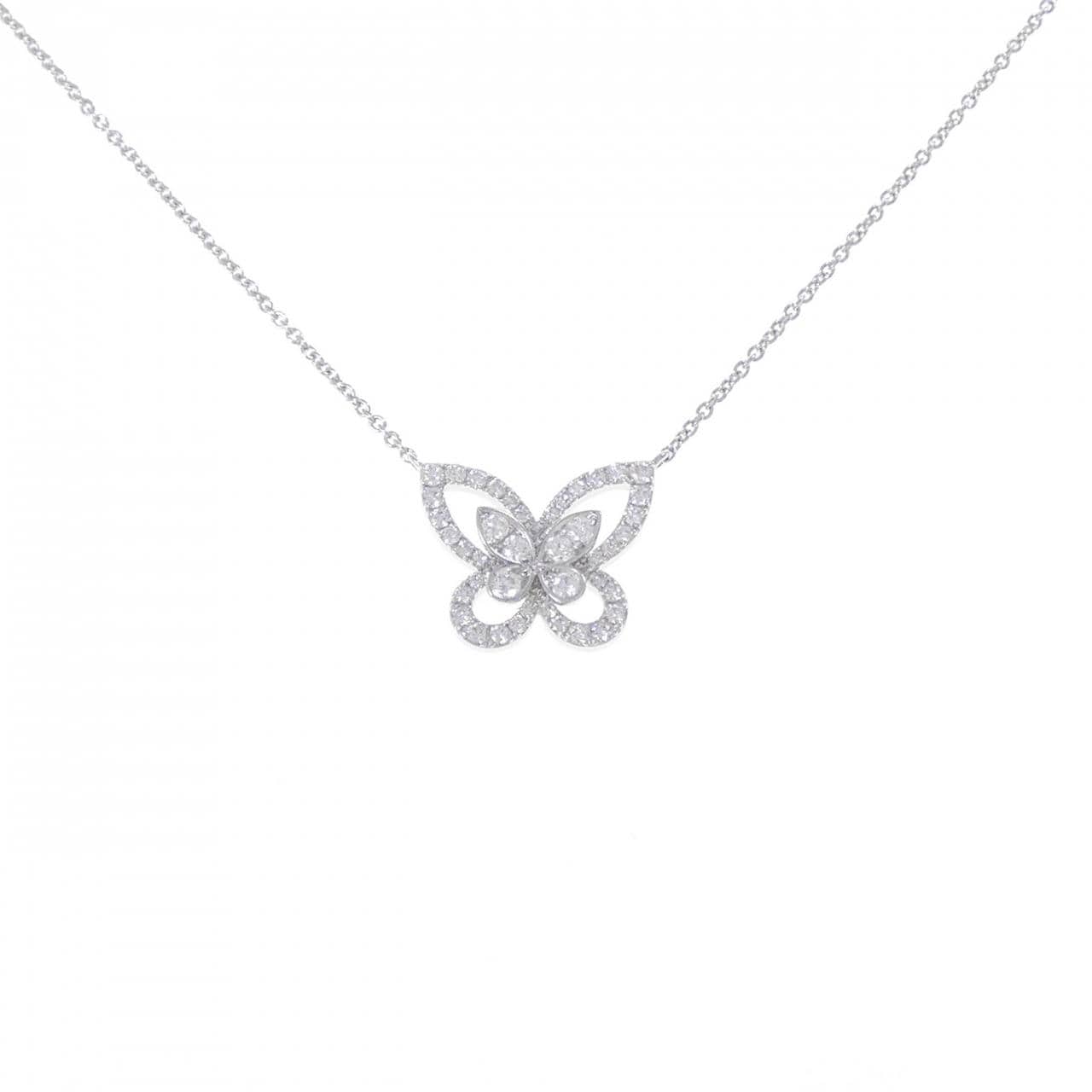 グラフ バタフライシルエット ミニ ネックレス