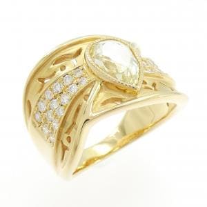 K18YG ダイヤモンド リング 1.17CT