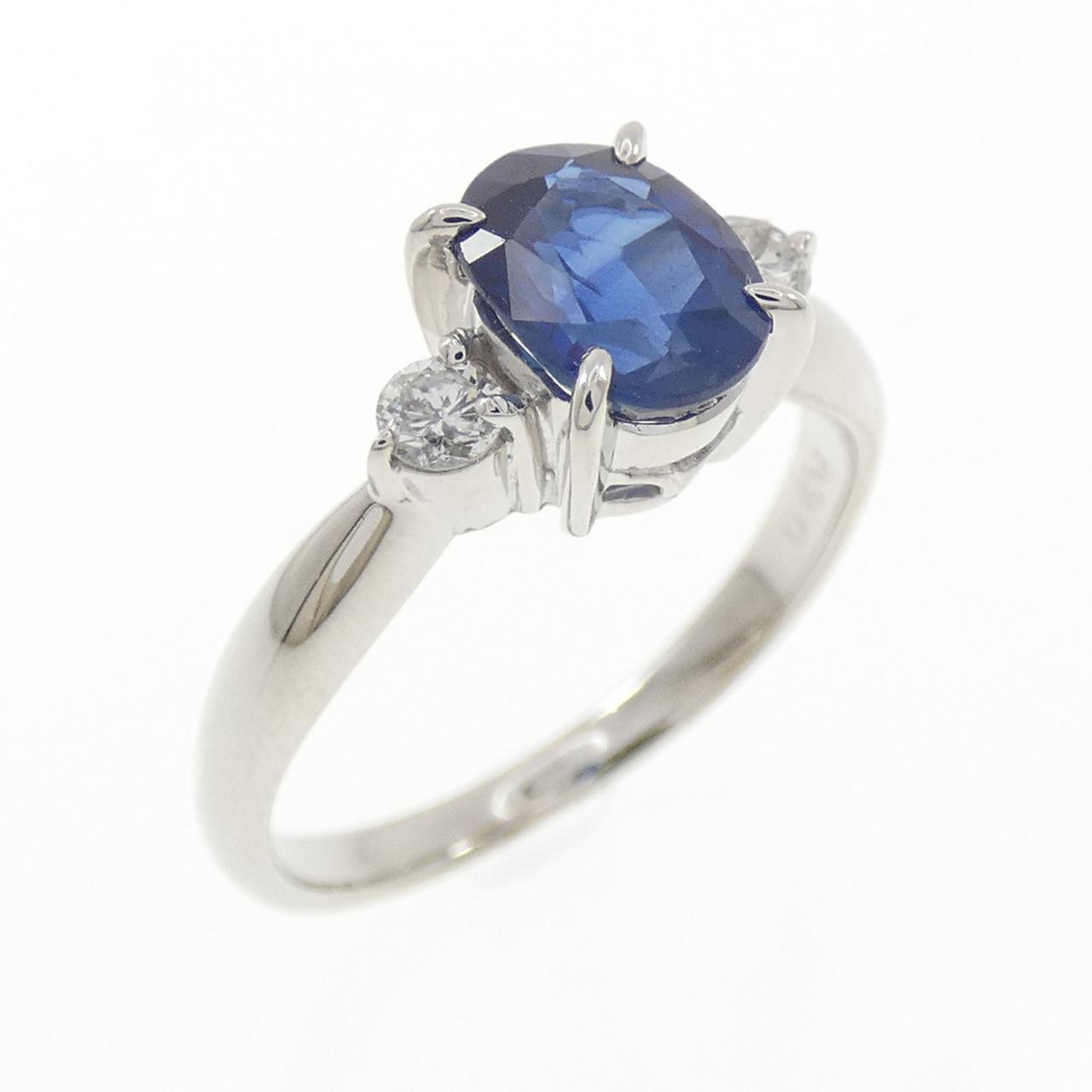 PT900 サファイヤ リング 1.29CT