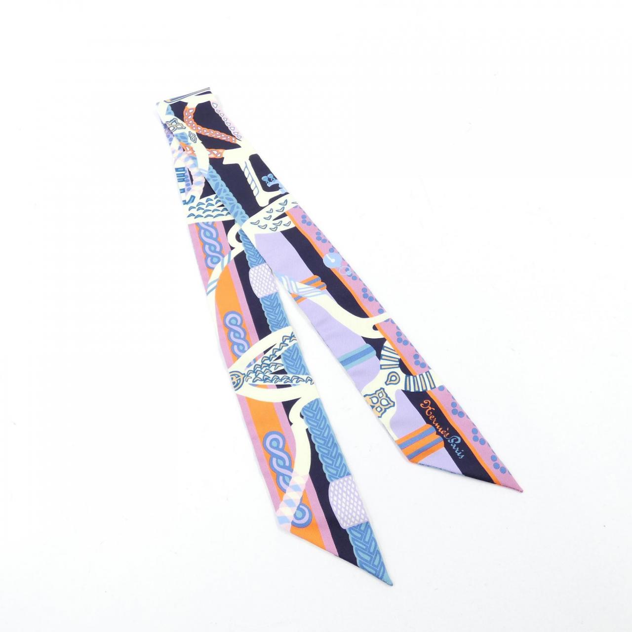 【未使用品】エルメス FANTAISIE D'ETRIERS ツイリー 063921S スカーフ