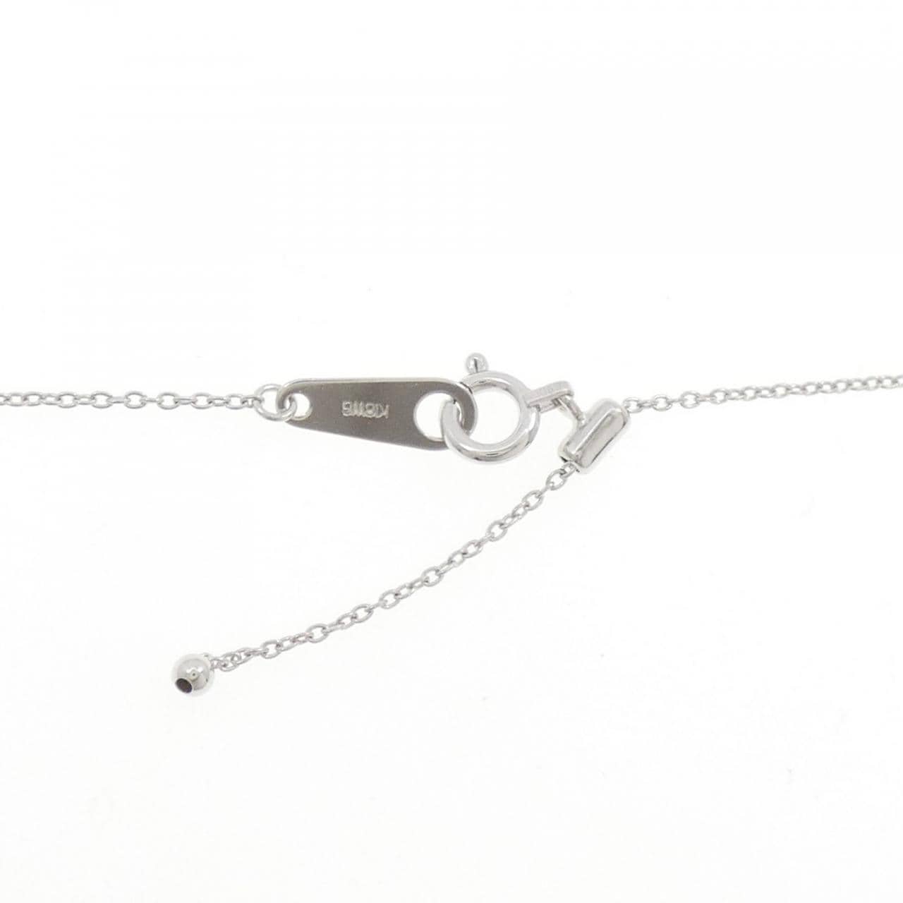 K18WG ダイヤモンド ネックレス 0.50CT