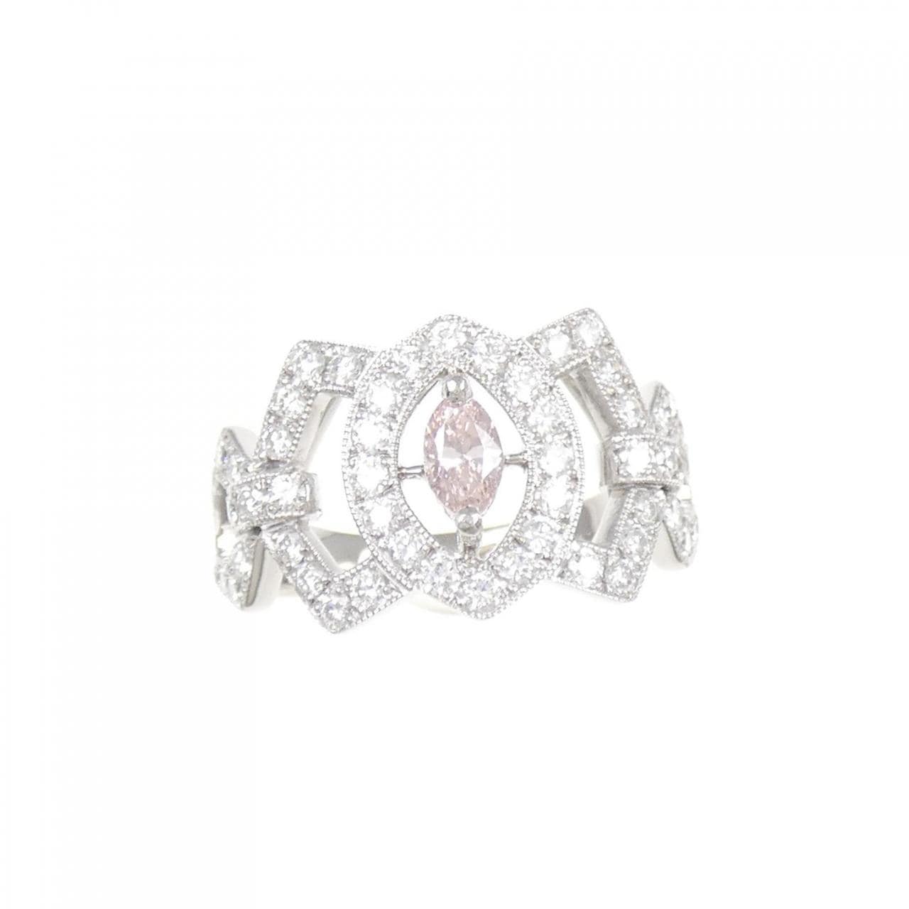 PT900 ピンクダイヤモンド リング 0.200CT